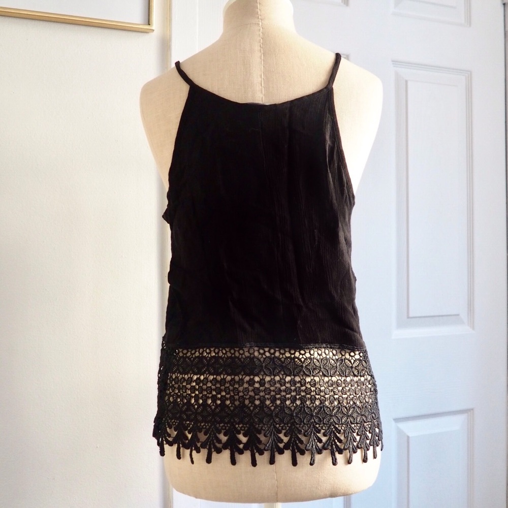 Tezenis Ribbed Tank with Lace - Picture 3 of 3